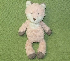 Mary Meyer Pink Fox Plush Putty Nursery Baby Toy Stuffed Animal Gray Paws Lovey - £7.19 GBP