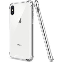for iPhone X/Xs Transparent CLEAR TPU Shockproof Case Cover - £4.60 GBP
