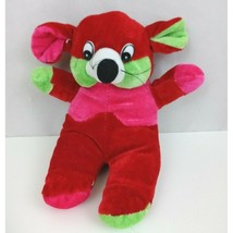 2007 Toy Network Red, Pink, &amp; Green 7.5&quot; Mouse Plush - £5.35 GBP