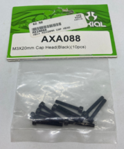 Axial Racing AXA088 M3 x 20mm Cap Head Black 10 pcs Screws RC Radio Cont... - £3.12 GBP
