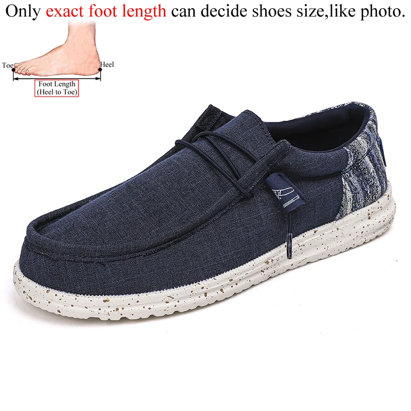 Lightweight Canvas Shoes For Men Slip On Summer Fashion Casual Comfortab... - £37.69 GBP