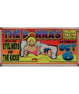 Donnas Poster Silkscreen Trocadera Theatre Philadelphia October 6 2001 The - $1,332.39 MXN
