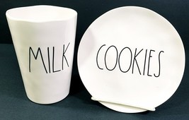 Rae Dunn Milk and Cookies Melamine Cup and Plate Set by Magenta NWOT - $18.69