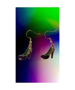 Mardi Gras Crown Glitter Dangle Earrings. 1 Pair - €5,89 EUR