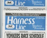 2 Yonkers Raceway Harness Line Programs February 1994 - $17.82