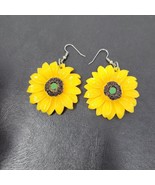 Sunflower Drop Earrings Long Dangle Fashion Jewelry Jewellery for Women ... - £6.75 GBP
