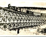 Antico Ferrovia Fotografia TACOMA Valley - Ponte Presso Fox Burrone Alaska - £21.37 GBP
