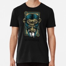 Movember Monkey S to 5XL Made in the USA T-Shirt - £17.58 GBP