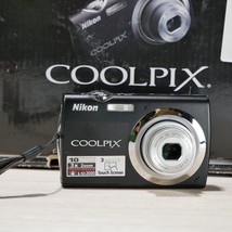 Nikon Coolpix S230 10MP Digital Camera Black *SD ISSUE* AS IS Parts/Repair - £31.18 GBP