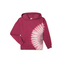 Wonder Nation Girls Washed Pullover Hoodie, Burgundy Size L/G(10/12) - $18.80