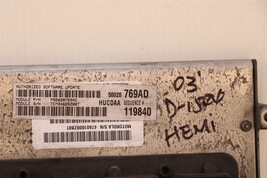 Dodge Chrysler 5.7L Hemi Engine Control Unit Module ECU ECM P56028769AD image 3