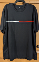 Tommy Hilfiger Mens XXL Embroidered Flag Logo Crew Neck Short Sleeve T-Shirt EUC - £12.36 GBP