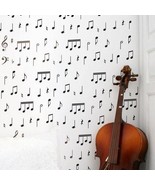 Musical Note Wall Art Stencil - Better than Decals - Stencils for DIY Ho... - $31.55 CAD