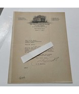 The First National Bank Of Port Arthur Texas Letter 1935 - €46,35 EUR
