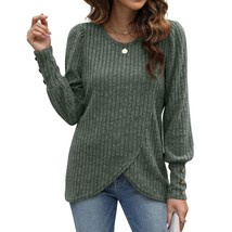 Tunic Tops To Wear With Leggings Long Sleeve Winter Sweaters Oversized G... - £43.27 GBP