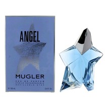 Angel by Thierry Mugler, 3.4 oz Eau De Parfum Spray Refillable Star for Women - $141.49