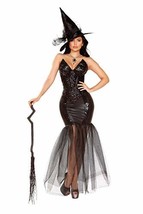 Roma Costume Witch with an Evil Spell Black Womens Party Costume - 3pc, Large - £115.04 GBP