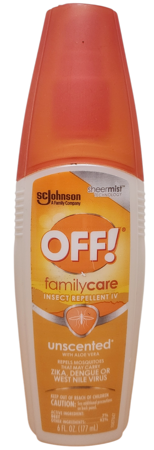OFF! Family Insect Mosquito Repellent Unscented with Aloe-Vera 6 oz - $9.74