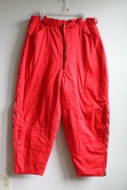 Vtg World Famous M Red Insulated Hunting Pants Deadstock - £23.19 GBP