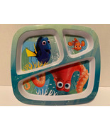 Vintage Pixar FINDING DORY Character Images Childs 3-Section Melmac Squa... - £7.85 GBP