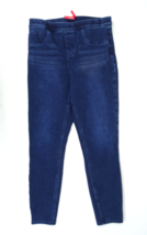 Spanx Cheville Jeans Moulant Taille L à Enfiler Stretch Délavé Foncé Conique Leg - £22.49 GBP