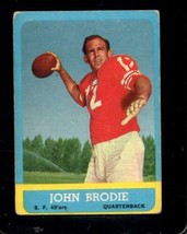 1963 Topps #134 John Brodie Good+ 49ERS *X99746 - £3.40 GBP