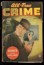 ALL-TRUE CRIME #36 1949-MARVEL COMICS-MURDER SPOTLIGHT FR/G - £28.45 GBP
