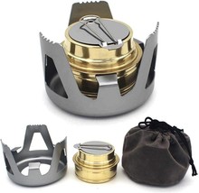 Keweis Portable Outdoor Mini Alcohol Stove Burner Ultralight Camping, Pi... - $38.99