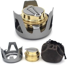 Keweis Portable Outdoor Mini Alcohol Stove Burner Ultralight Camping, Pi... - £33.27 GBP