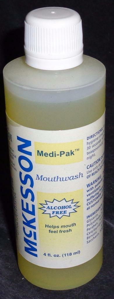 McKesson Medi-Pak™ Alcohol Free Mouthwash - BRAND NEW 4 OUNCE BOTTLE - G... - $6.92