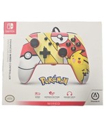 Official Nintendo Switch Enhanced Wired Controller [ Pikachu Pop Art ] NEW - £39.10 GBP