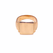 22ct Yellow Gold Plain Polished Men&#39;s Signet Ring - $1,710.08