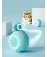 Smart Electric Cat Ball Toy Self-Rolling Interactive Kitten Training - £7.67 GBP