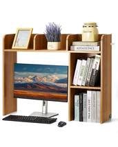 VEVOR Desktop Bookshelf, 2-Tier, 37.2" x 9.5" x 28.9", for Office, Home ... - $48.99