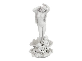 Birth of Goddess Aphrodite Venus Statue Sculpture White Finish 32 cm - $1,768.60 MXN