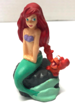 Disney The Little Mermaid ARIEL &amp; Sebastian the Crab APPLAUSE PVC Figure - $4.95