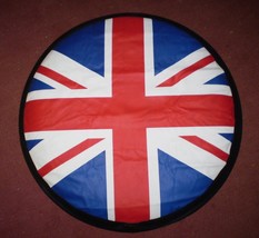 UK FLAG WHEEL COVER WHEELCOVER BRITISH ENGLISH UNITED KINGDOM EMBLEM UNI... - $22.63