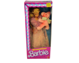 VINTAGE 1984 DREAMTIME # 9180 BARBIE DOLL W PINK BEAR MATTEL NEW IN ORIG... - $84.55