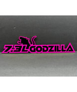 For Godzilla Badges Emblem RAGING 7.3 Pink/Black, 2 BADGES, Angry Fender... - $75.99