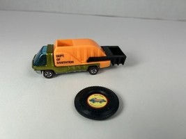 Vintage 1970 Hot Wheels Redline Heavyweights Waste Wagon Truck W/button - $134.99