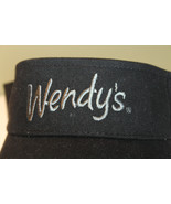 Wendy&#39;s Black Employee Visor Canada Version Dave Thomas Foundation for A... - £15.06 GBP