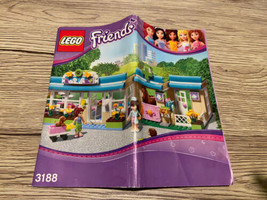 Lego 3188 Friends Heartlake Vet Instruction Manual Booklet ONLY - £8.18 GBP