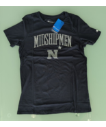 Champion NCAA Navy Midshipmen Womens Short Sleeve Tee Sz M Navy NWT - $16.29 CAD