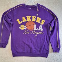 Unisex Los Angeles Lakers Sweatshirt Sz Small Purple New With Tags NBA Official  - £17.01 GBP