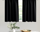 Ryb Home Blackout Bathroom Small Window Drapes, Width 42 By, Kitchen Bas... - $35.98