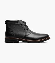 Nunn Bush Ozark II Plain Toe Chukka Boot Leather Black Tumbled 85090-007 image 3