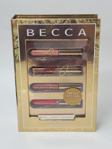 Becca x Chrissy Teigen Cravings Lip Icing Glow Gloss Kit Limited Holiday Set - $42.08
