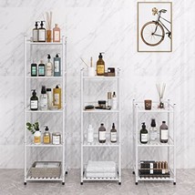 3 Tier Bathroom Storage Open Shelf Unit, Free-Standing Metal Corner Rack Shelvin - $56.99