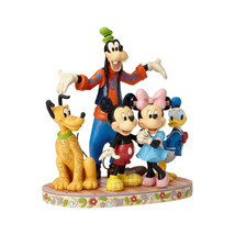 Disney Jim Shore Mickey Mouse Figurine Goofy Pluto Donald Duck Minnie 10.8" High image 1