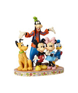 Disney Jim Shore Mickey Mouse Figurine Goofy Pluto Donald Duck Minnie 10... - £86.77 GBP